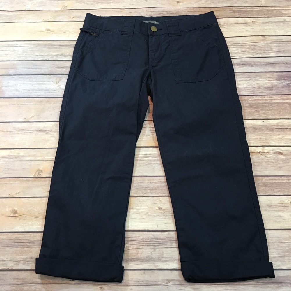 SOLD 4 GAP Straight Cropped Capri Navy Blue Pants - Picture 5 of 8